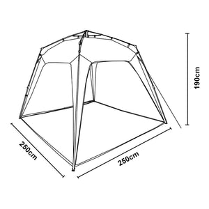 Pavilion gradina cu LED Barendrecht 250x250x190cm [pro.tec]