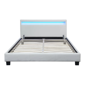 Pat tapitat Paris cu saltea si LED masuri si culori diferite Corium