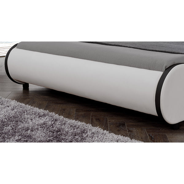 Pat tapitat cu saltea si iluminat ambiental cu LED Cosmos ,masuri si culori diferite Corium