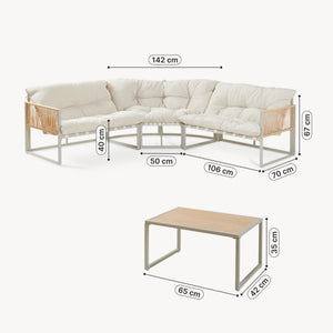 Garnitura gradina Karg [casa.pro]