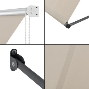 Copertina retractabila Litoral montabila pe perete masuri si culori diferite [pro.tec]