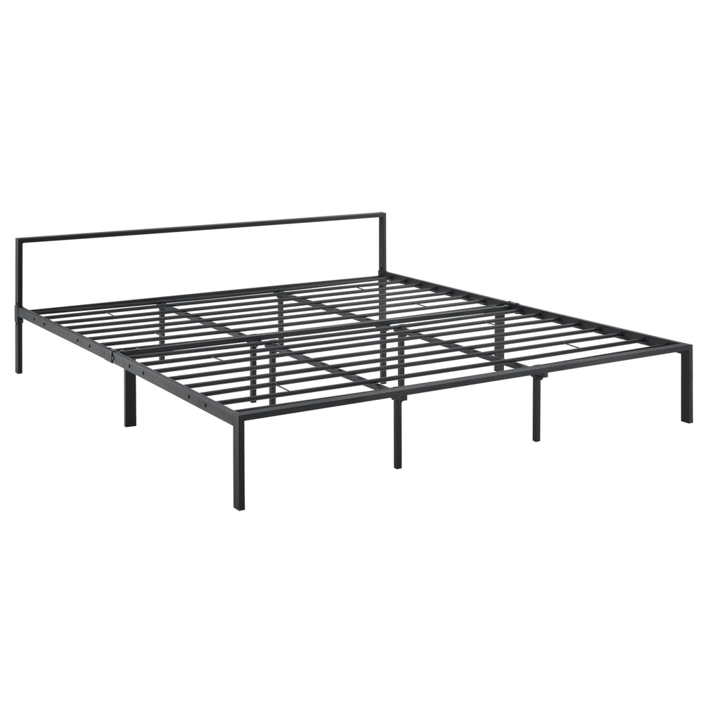 Metallbett Imatra Stahl Schwarz [en.casa] - premiumXL