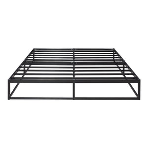Pat metalic Trerunta negru [en.casa]