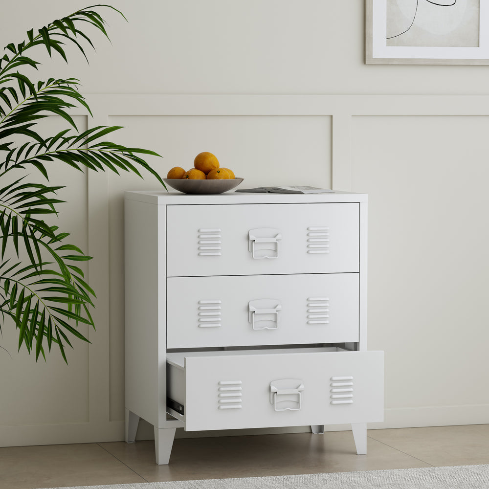 Metallschrank Hämeenlinna 72x60x40cm versch. Farben [en.casa] - premiumXL