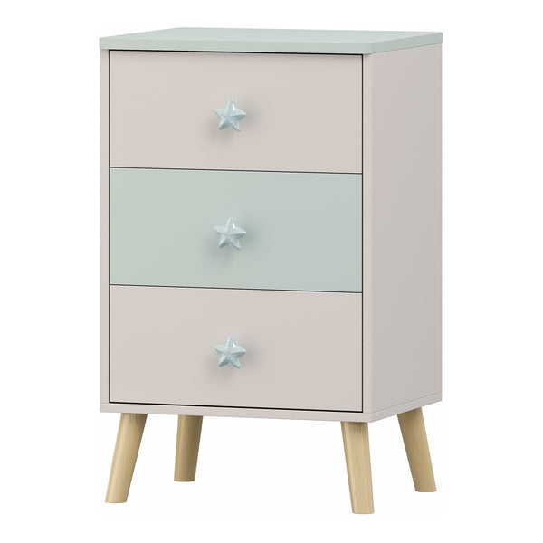 Comoda cu 3 sertare pt. copii Sandnes 62x38x30 cm [en.casa]