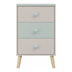 Comoda cu 3 sertare pt. copii Sandnes 62x38x30 cm [en.casa]