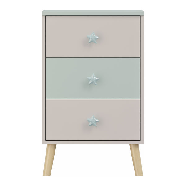 Comoda cu 3 sertare pt. copii Sandnes 62x38x30 cm [en.casa]