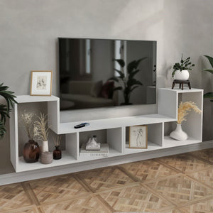 Set 2 buc mobilier modular Hustersurd 91,5x54 x30 cm pal [en.casa]