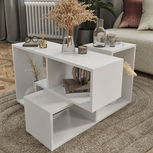 Set 2 buc mobilier modular Hustersurd 91,5x54 x30 cm pal [en.casa]