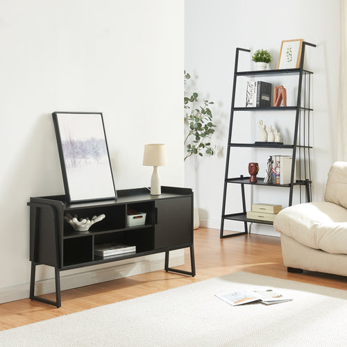 Set rafturi Storfjord negru [en.casa]