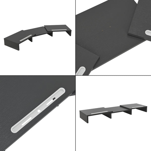 Suport ecran calculator Vilppula 40 x 27 x 9 cm reglabil culori diferite [en.casa]