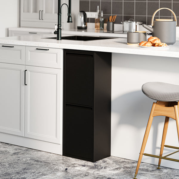 Dulap separator deseuri Sollentuna 93x33x25cm [en.casa]