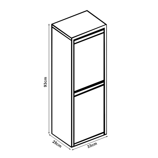 Dulap separator deseuri Sollentuna 93x33x25cm [en.casa]