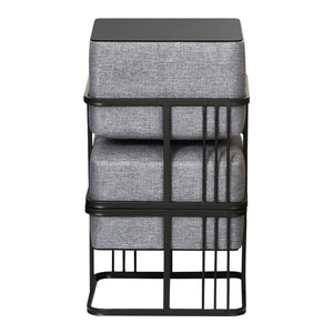 Set 2 buc taburet multifunctional stivuibil Tas [en.casa]