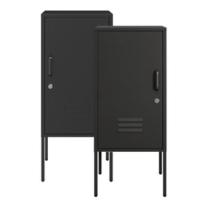 Set 2 noptiere Hausjärvi R+L 82x35x35 cm otel [en.casa]