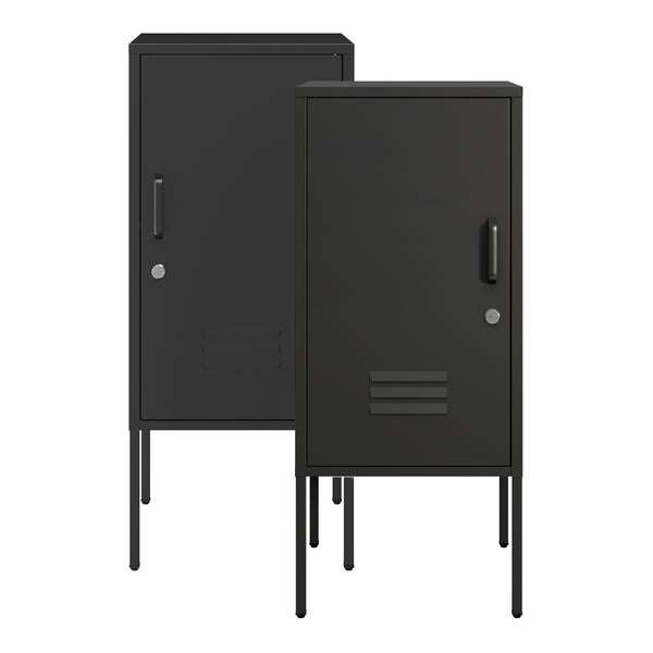 Set 2 noptiere Hausjärvi R+L 82x35x35 cm otel [en.casa]