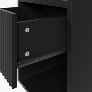 Noptieră Nand 1 sertar 1 compartiment inferior [en.casa]