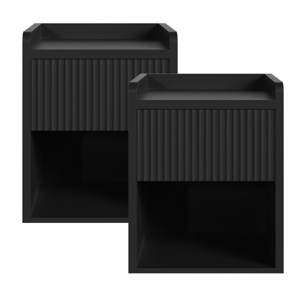 Noptieră Nand 1 sertar 1 compartiment inferior [en.casa]