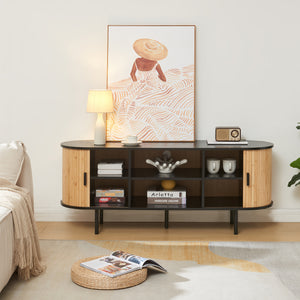 Comoda TV Tvedestrand 140x40x55cm [en.casa]