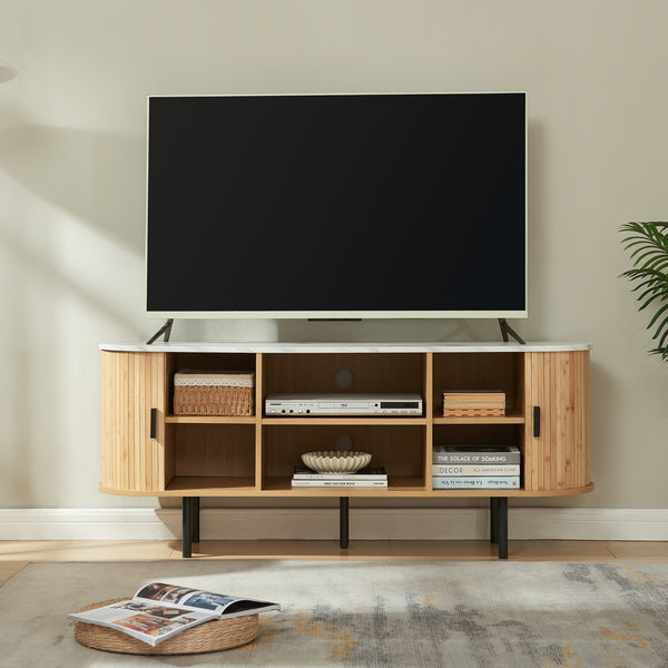 Comoda TV Tvedestrand 140x40x55cm [en.casa]