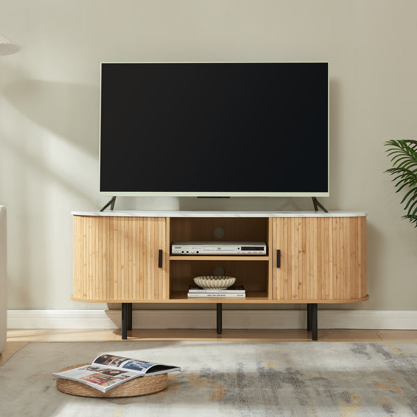 Comoda TV Tvedestrand 140x40x55cm [en.casa]