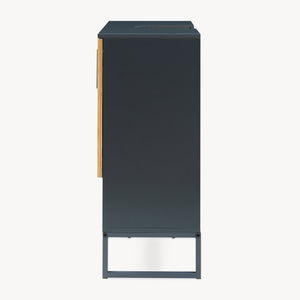 Dulap pentru chiuvetă Svanes 70x60x30 cm Gri închis/Natural [en.casa]