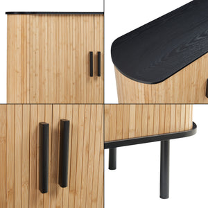 Comoda cu 2 usi glisante Tvedestrand 100x40x80cm [en.casa]