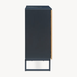 Dulap pentru chiuvetă Svanes 70x60x30 cm Gri închis/Natural [en.casa]
