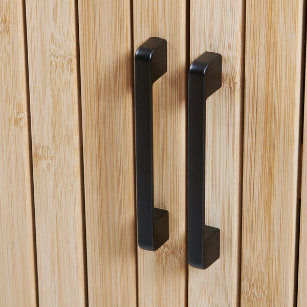 Dulap pentru chiuvetă Svanes 70x60x30 cm Gri închis/Natural [en.casa]