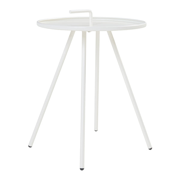 Masuta gradina rotunda Fosen 55x42cm otel [en.casa]