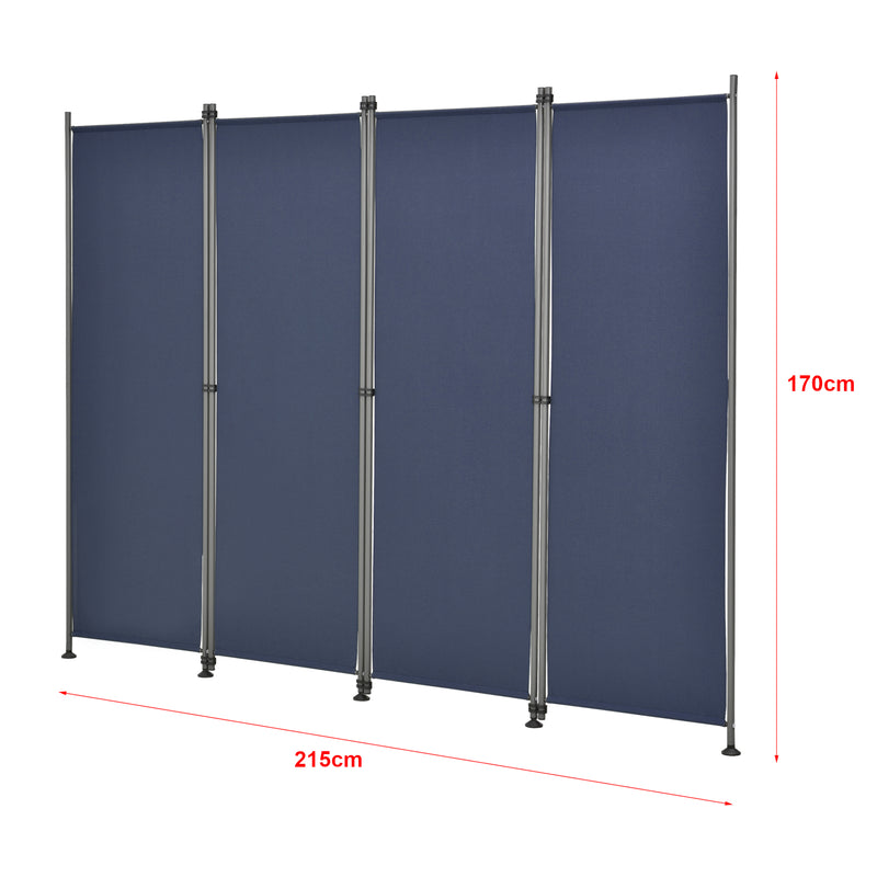 Schiță cotată Paravan culori diferite 215 x 170 cm [pro.tec]