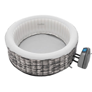Piscina gonflabila cu functie masaj Carosino gri [pro.tec]