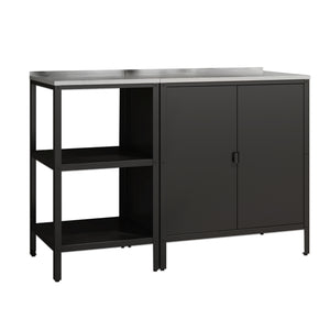 Set dulap si raft pentru exterior Bolognano [casa.pro]