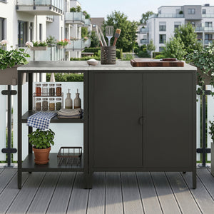 Set dulap si raft pentru exterior Bolognano [casa.pro]