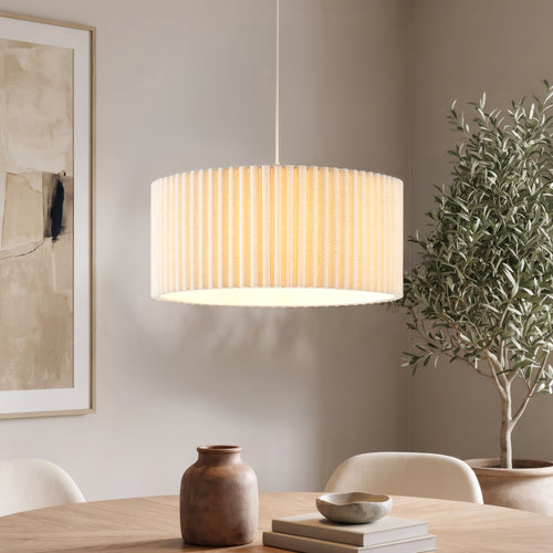 Lustră suspendată Kupimi Ø45 cm Bej [lux.pro]