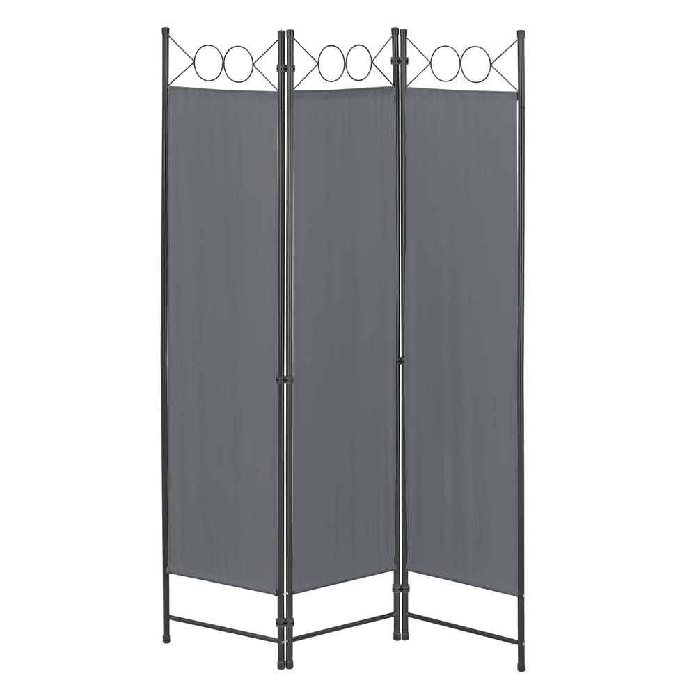 Raumteiler Saragossa 3 - teilig 120x171 cm versch Farben en.casa - premiumXL