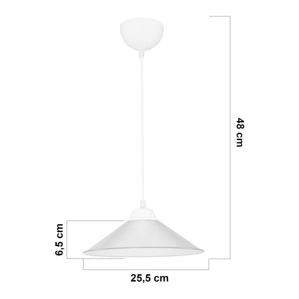 Lustră suspendată Hereford E27 în diferite culori [lux.pro]