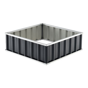 Jardiniera gradina Zevenaar otel galvanizat masuri diferite [en.casa]