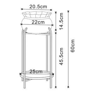 Suport plante Altena metal [en.casa]