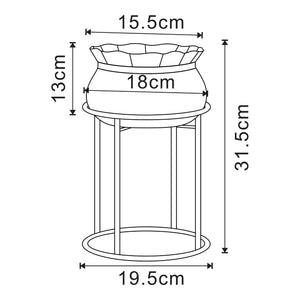 Suport plante Assen metal [en.casa]