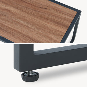 Set 4 piese mobilier gradina masa banca si 2 scaune Karg [casa.pro]
