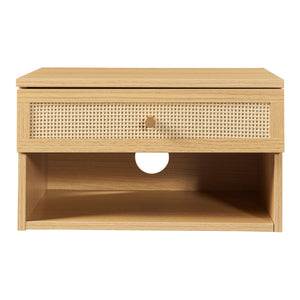 Raft de perete cu 1 sertar 40x31,5x23cm pal [en.casa]