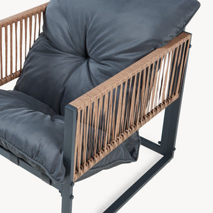 Set 4 piese mobilier gradina masa banca si 2 scaune Karg [casa.pro]