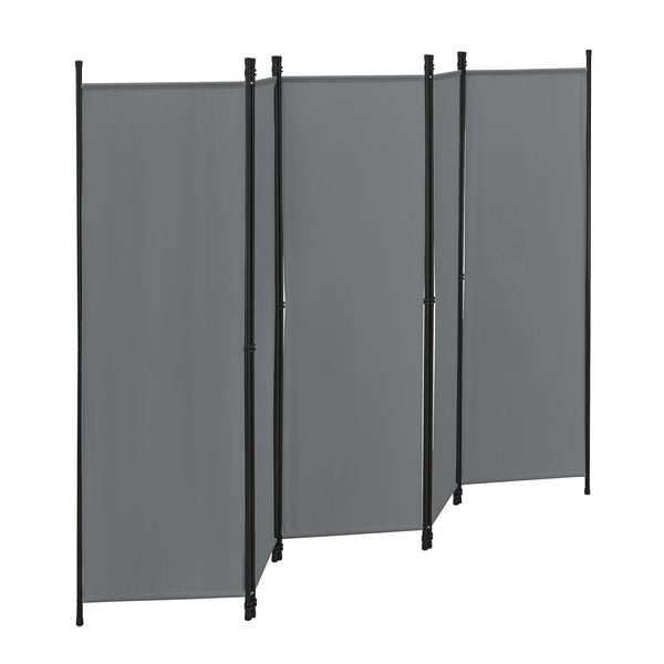 Paravan Huesca 5 piese 250x171 cm culori variate en.casa