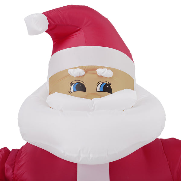 Figurine Craciun gonflabile Mos Craciun,Om de zapada cu 4 LED [en.casa]