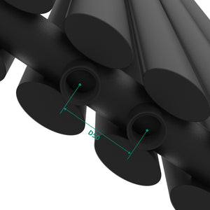 Designheizkörper Nore gebogen zweilagig