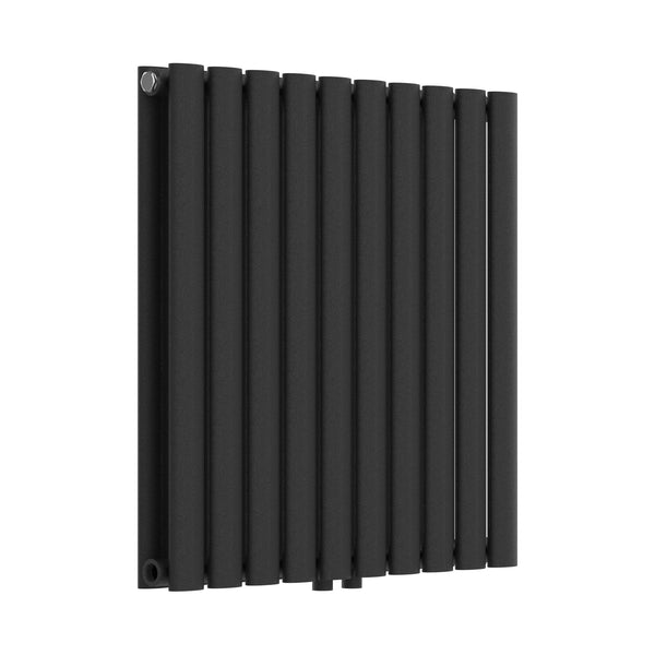 Radiator dublu Nore 60x60cm negru 800W [neu.haus]