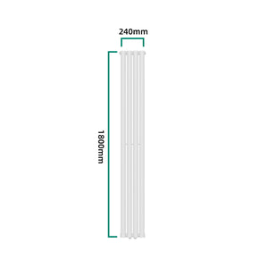 Radiator Nore 180x24cm alb 484W [neu.haus]