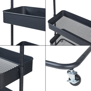 Suport mobil haine Kumad 174,5x58x36cm metal [en.casa]