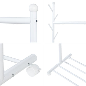 Suport mobil haine Snasa 170x105x43cm metal [en.casa]